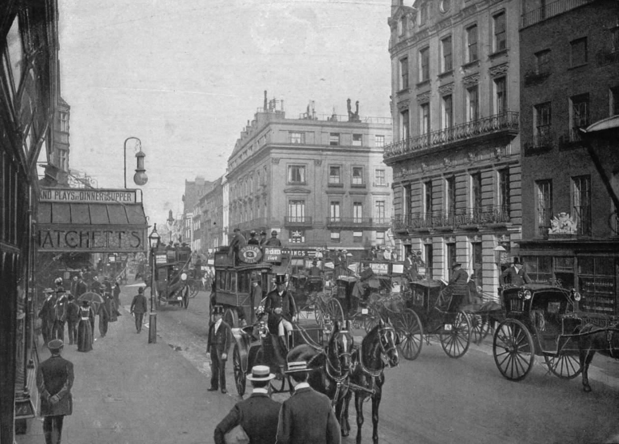 Piccadilly, Lontoo, c1900 1901 tekijältä Unbekannt