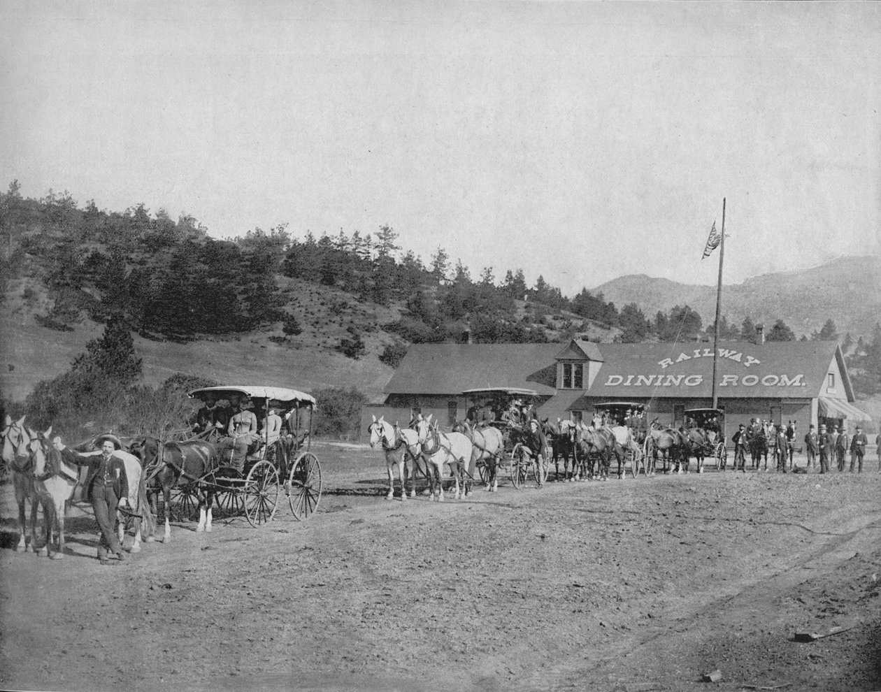 Pikes Peak Col. Toll Road, c1897. tekijältä Unbekannt