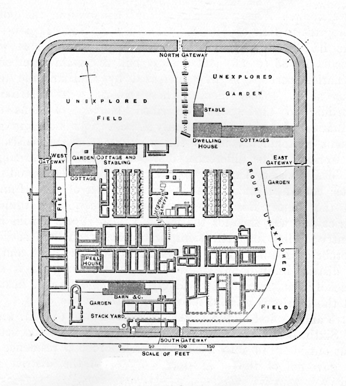 Bremeniumin suunnitelma, 1902 tekijältä Unbekannt