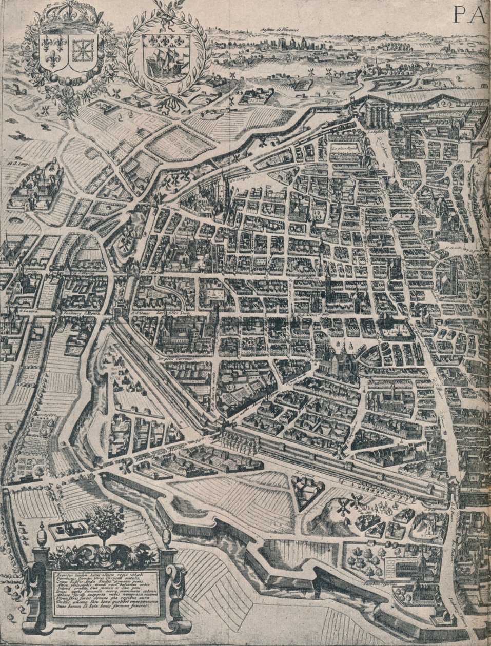 Pariisin suunnitelma, c1630 1915 tekijältä Unbekannt