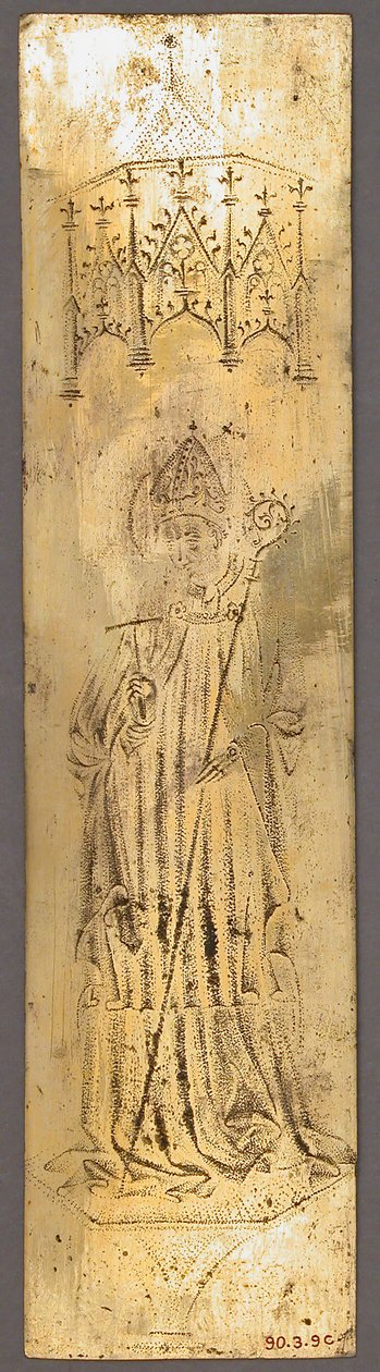 Kiltti triptyykistä, saksalainen, 1400-luvun puoliväli. tekijältä Unbekannt
