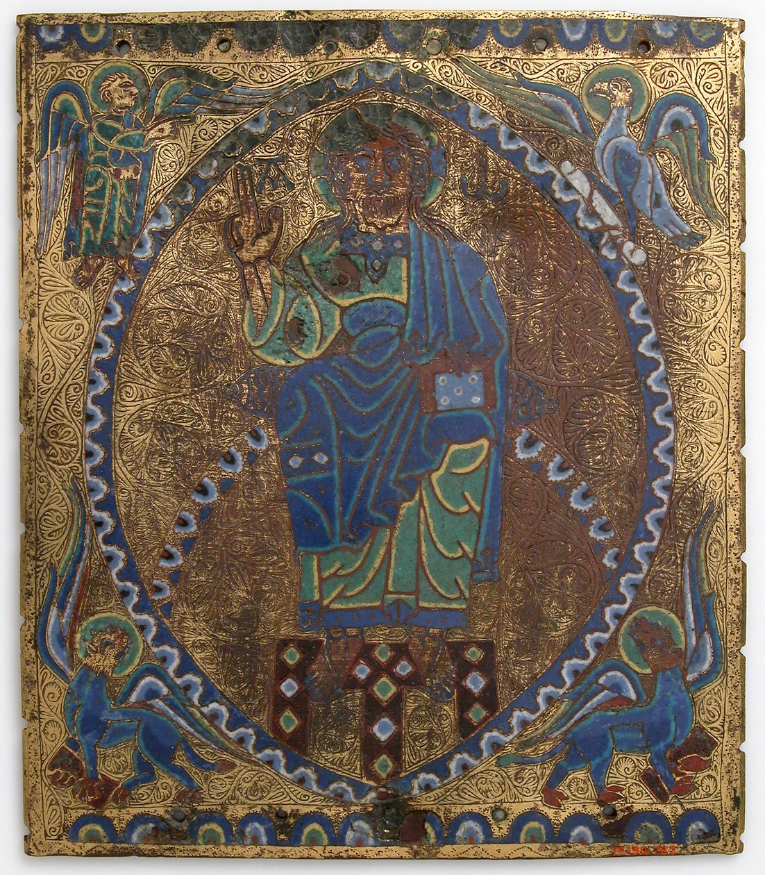 Plaque of Christ in Majesty, ranska, 12.-13. vuosisadalla. tekijältä Unbekannt