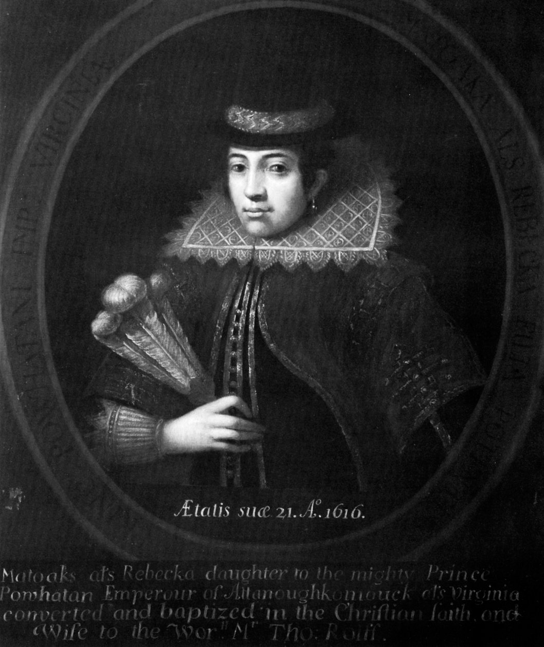 Pocahontas, 1616 tekijältä Unbekannt