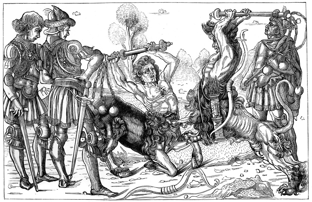 Pollaiuolos Kentaurien taistelu, 1882 tekijältä Unbekannt