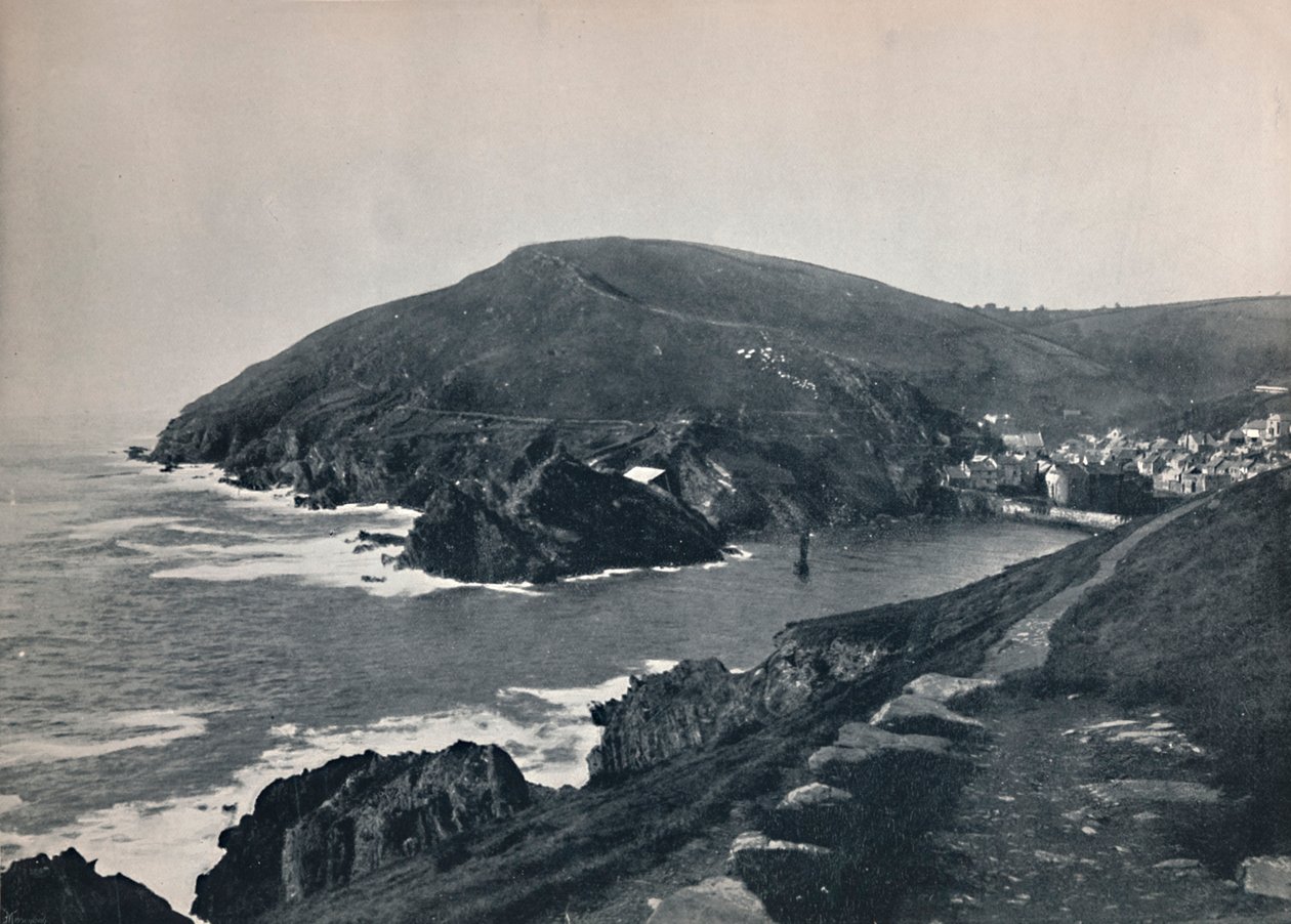 Polperro - Tulo ja kylä, 1895 tekijältä Unbekannt