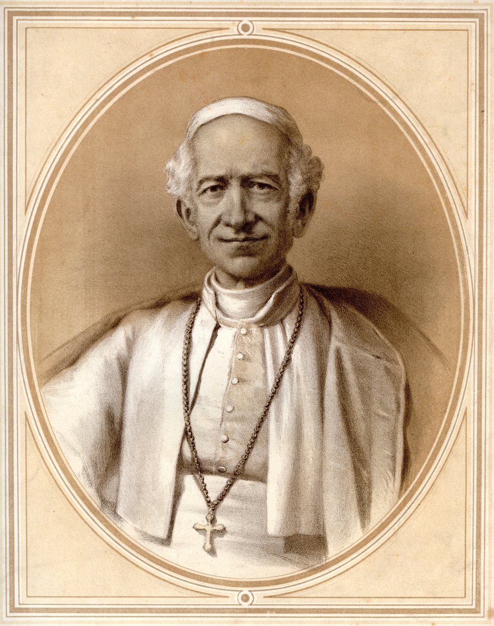 Paavi Leo XIII, 1800-luvun loppu tekijältä Unbekannt