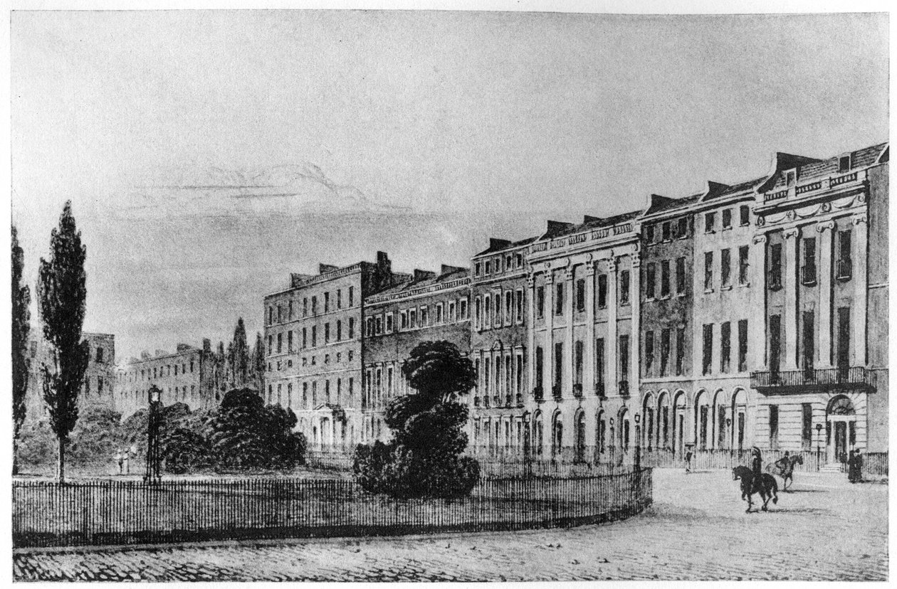 Portman Square, Lontoo, 1813 1907 tekijältä Unbekannt