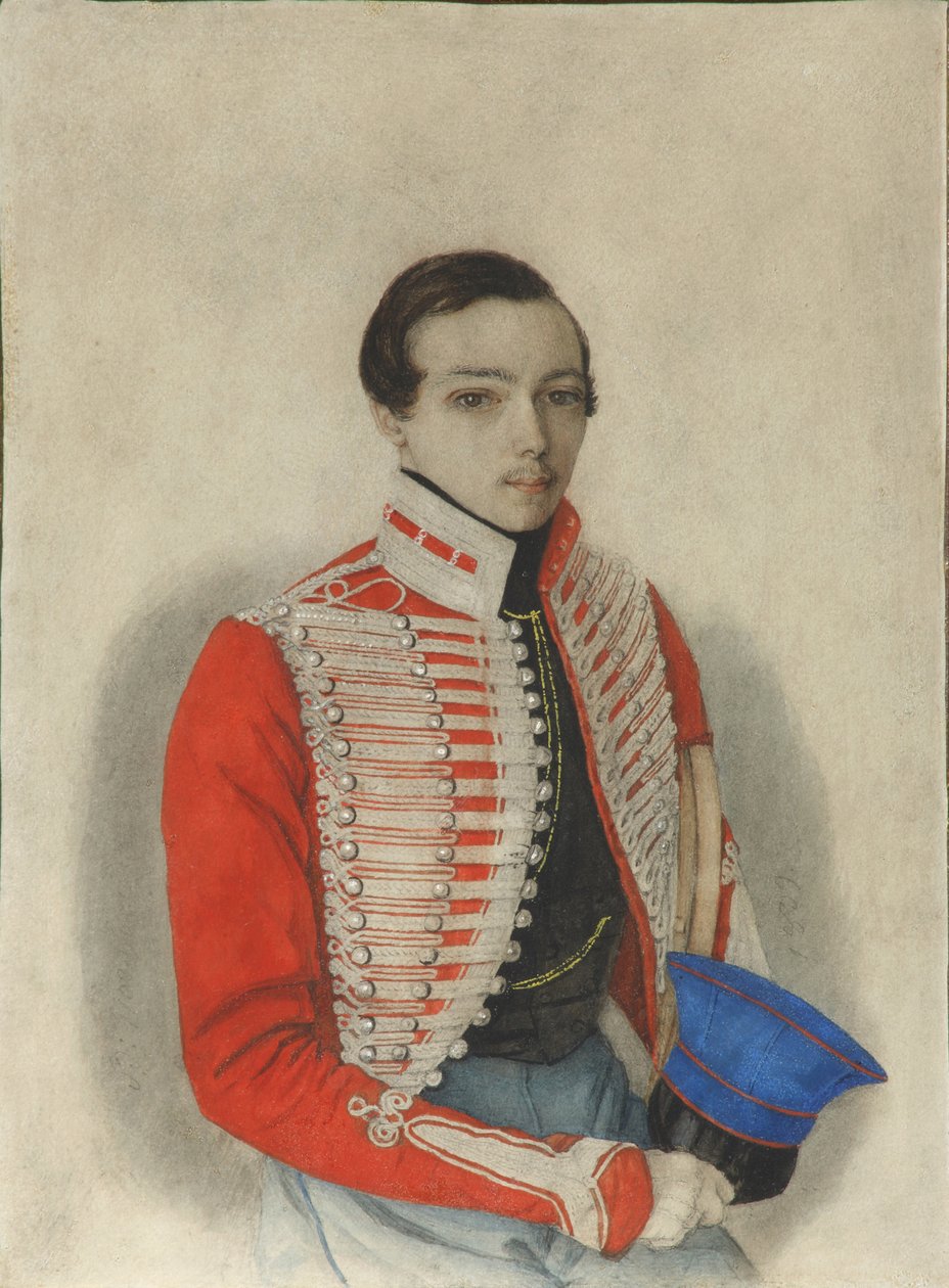 Aleksanteri Ivanovitš Bezobrazovin muotokuva, 1839 tekijältä Unbekannt