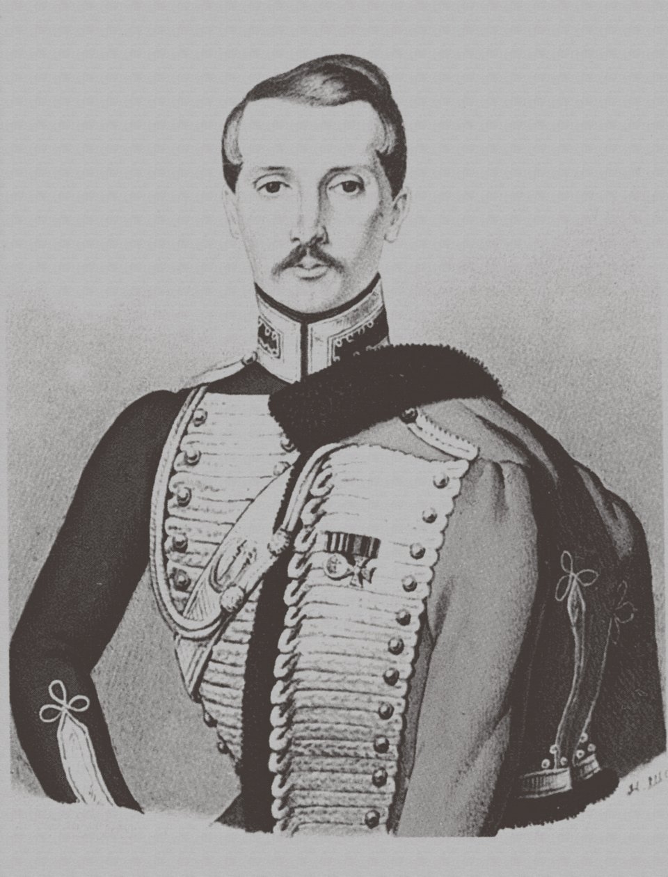 Aleksei Nikolajevitš Wulfin muotokuva 1805-1881, 1830-luku tekijältä Unbekannt