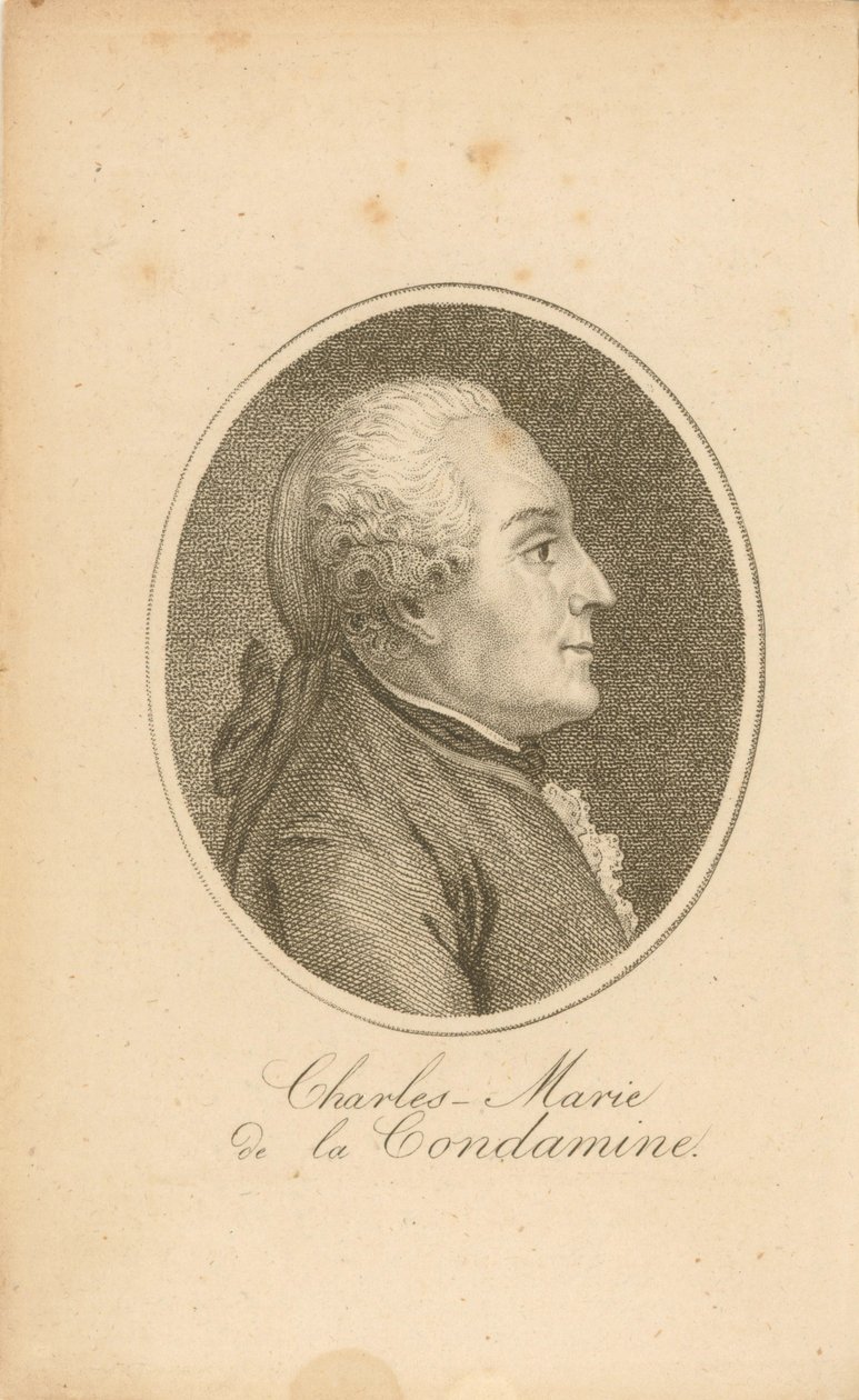 Charles-Marie de La Condaminein muotokuva 1701-1774. tekijältä Unbekannt