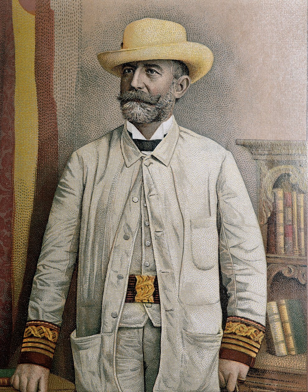 Fidel Alonso Santocildesin (1844-1895) muotokuva, kuvitus tekijältä Unbekannt