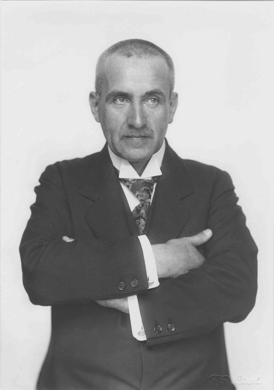 Frank Wedekindin muotokuva 1864-1918, 1900-1910. tekijältä Unbekannt