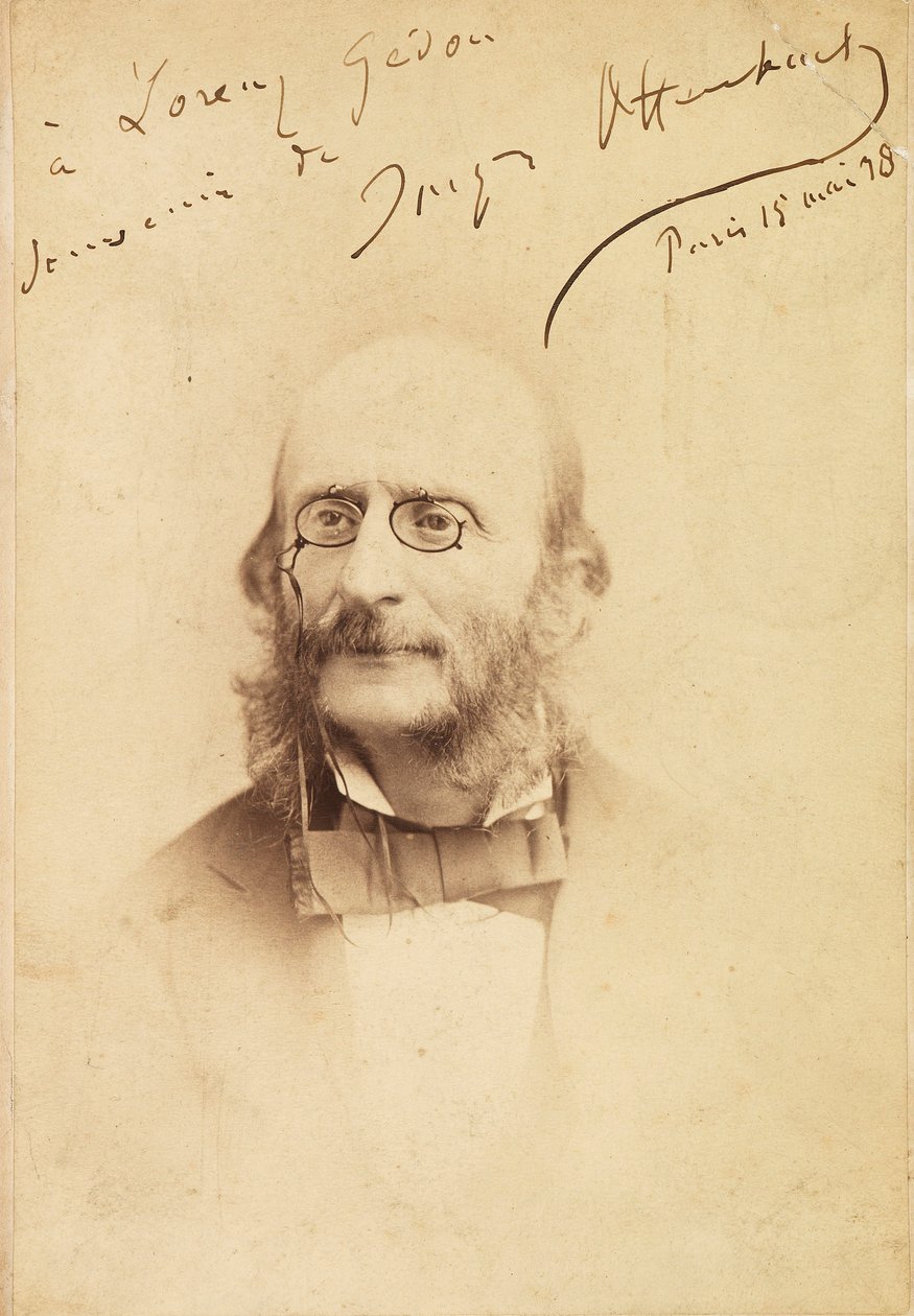 Jacques Offenbachin muotokuva 1819-1880, 1878. tekijältä Unbekannt