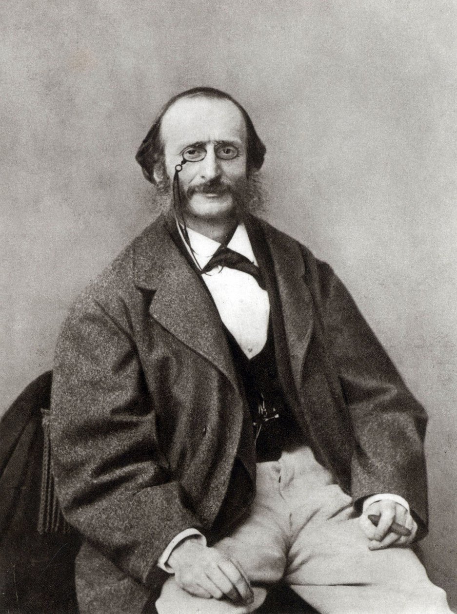 Jacques Offenbachin muotokuva 1819-1880, noin 1865. tekijältä Unbekannt