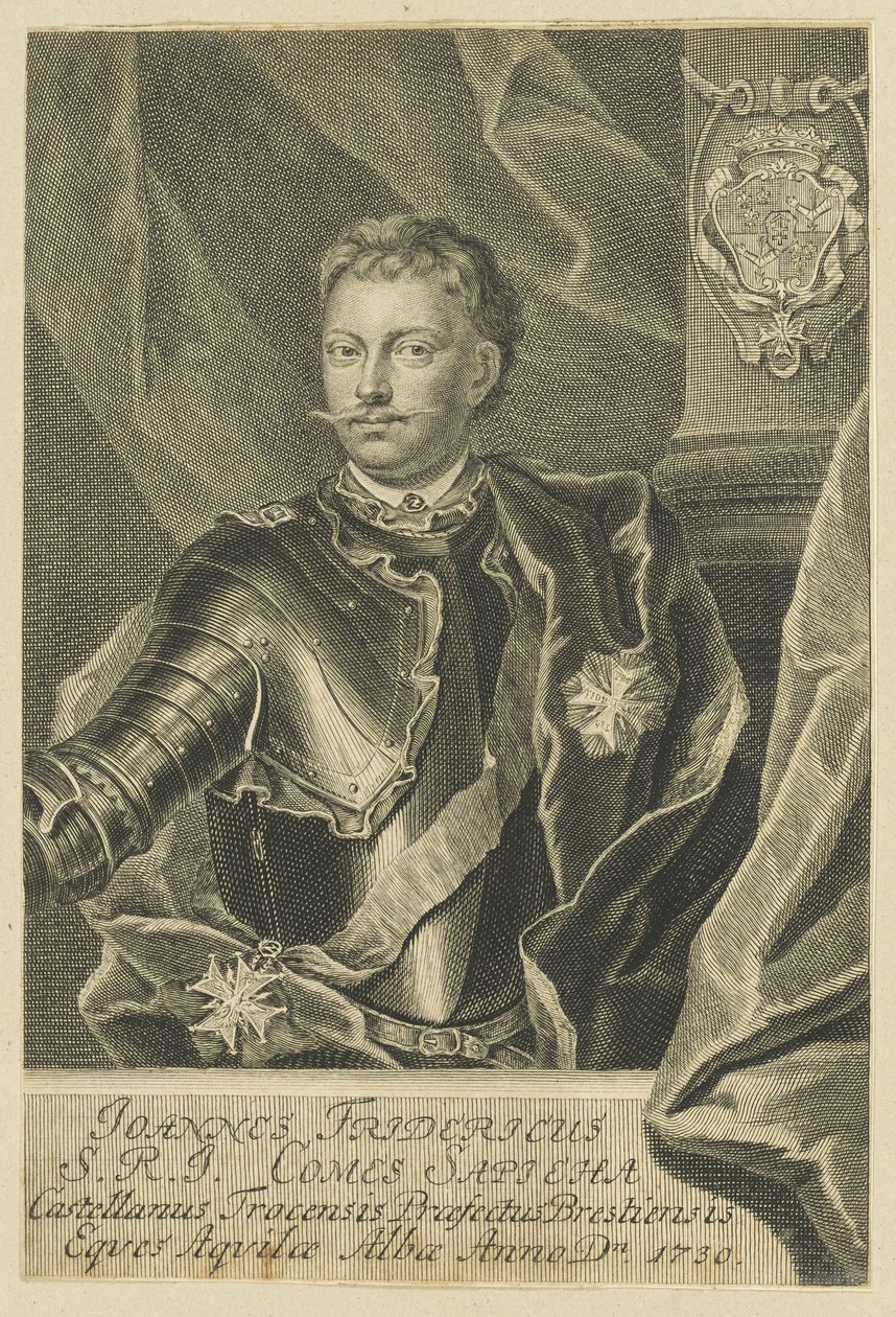Jan Fryderyk Sapiehan muotokuva 1680-1751, 1730. tekijältä Unbekannt