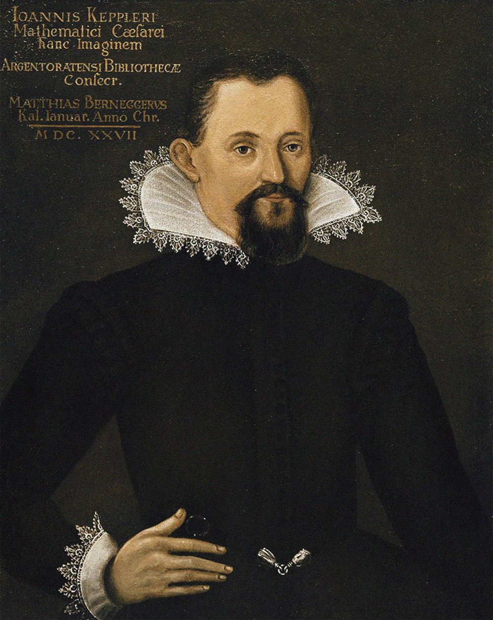 Johannes Keplerin muotokuva 1571-1630, n. 1620. tekijältä Unbekannt