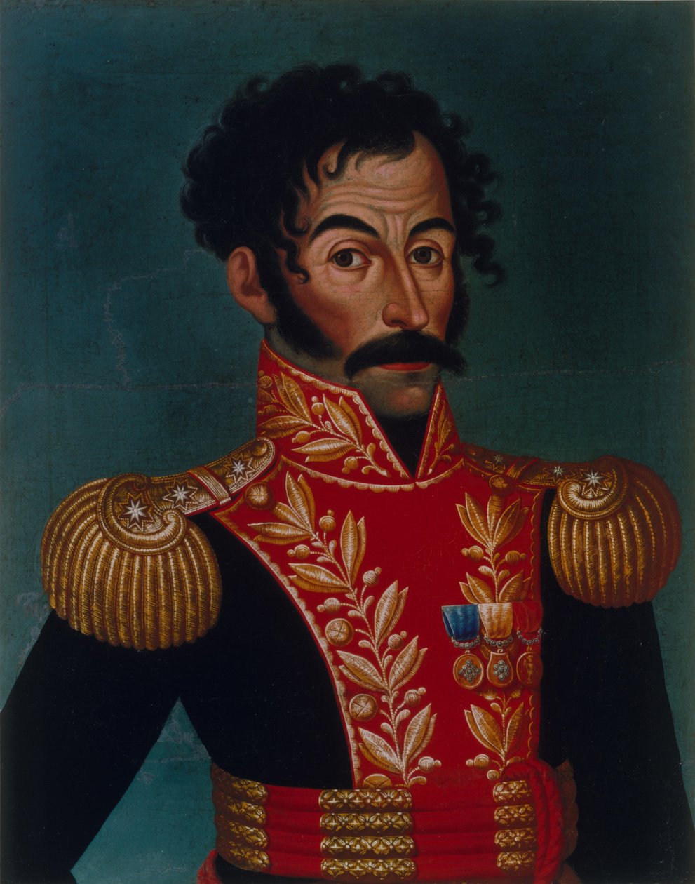 Simon Bolivarin muotokuva, 1823. tekijältä Unbekannt