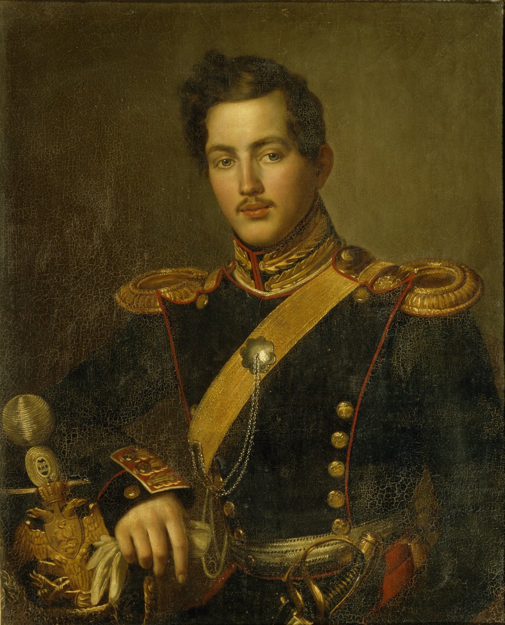 Muotokuva Vasili Vasilyevich Zagryazhskysta, 1840-luku tekijältä Unbekannt