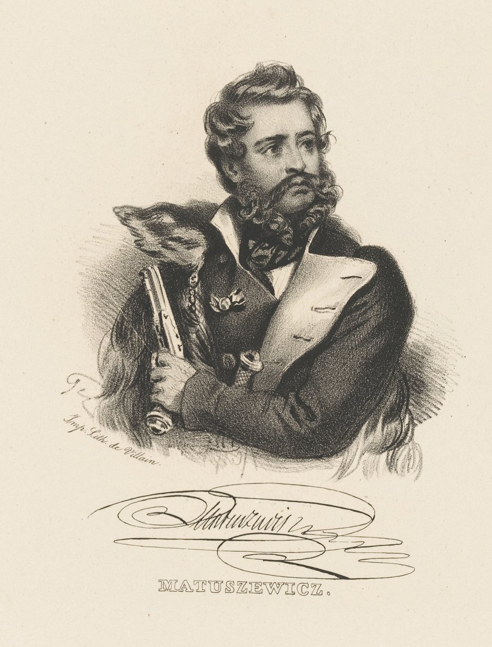 Wincenty Matuszewiczin muotokuva 1801-1830. tekijältä Unbekannt