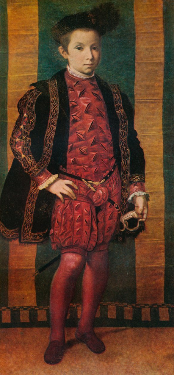 Pojan muotokuva, c1545, 1911 tekijältä Unbekannt