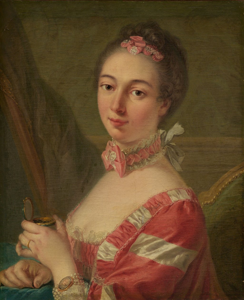 Naisen muotokuva, 1700-luku. tekijältä Unbekannt