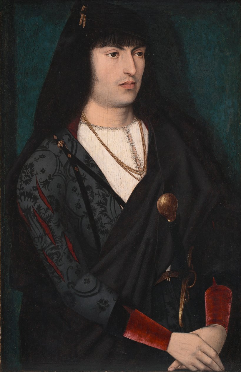 Miehen muotokuva, c. 1480-1500. tekijältä Unbekannt