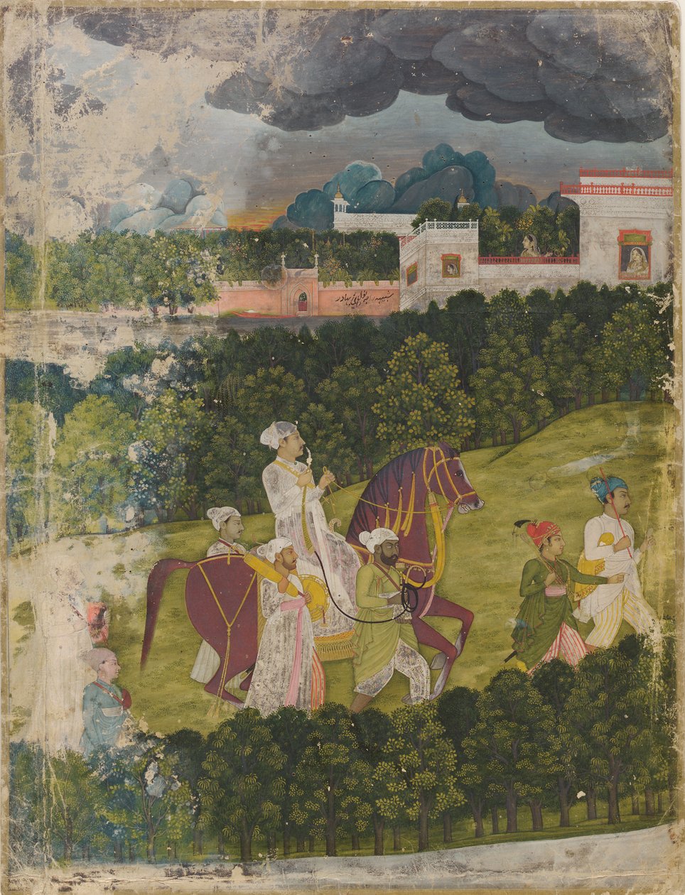Nawabin muotokuva, 1730-40. tekijältä Unbekannt