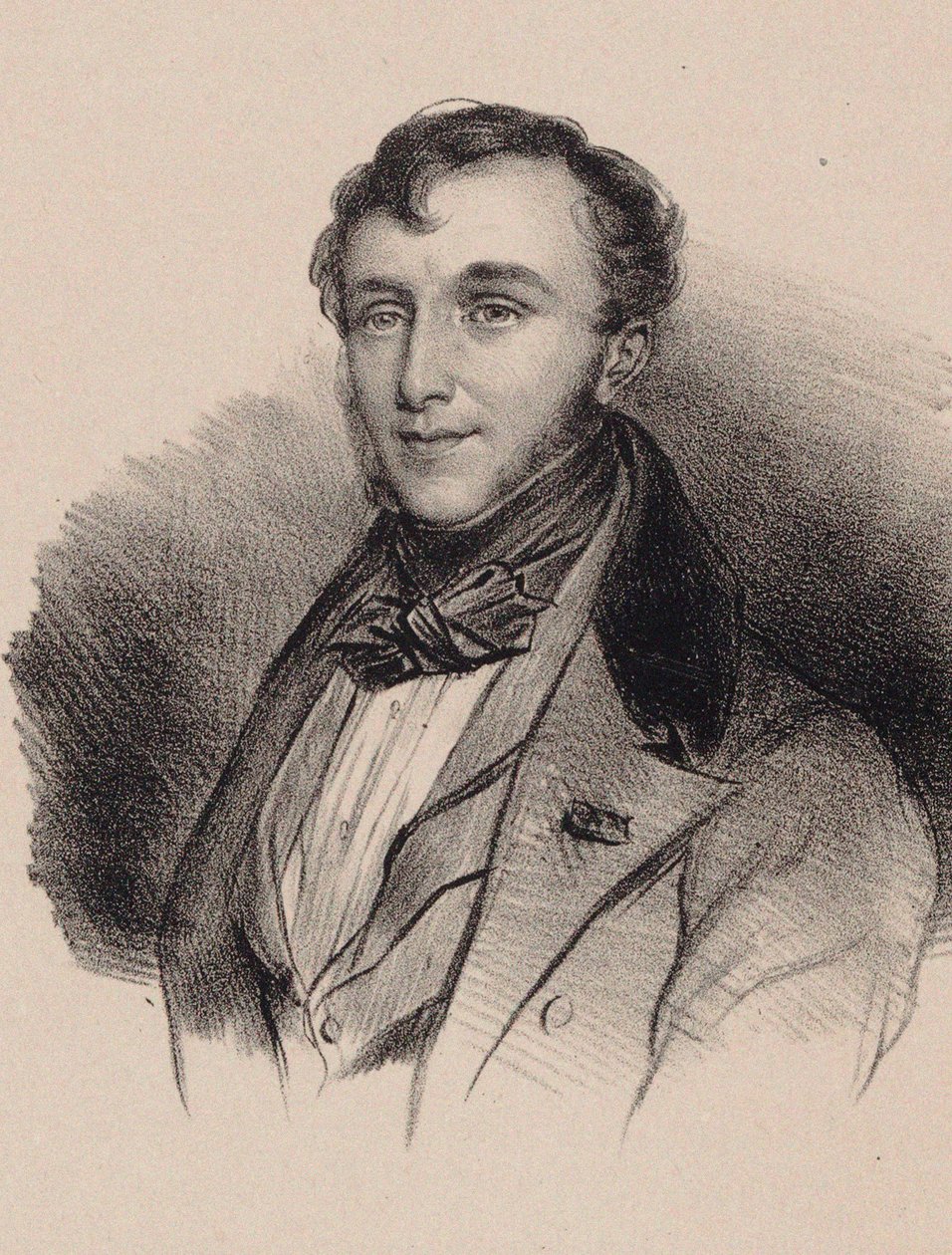 Säveltäjä Friedrich Kalkbrennerin muotokuva 1785-1849. tekijältä Unbekannt