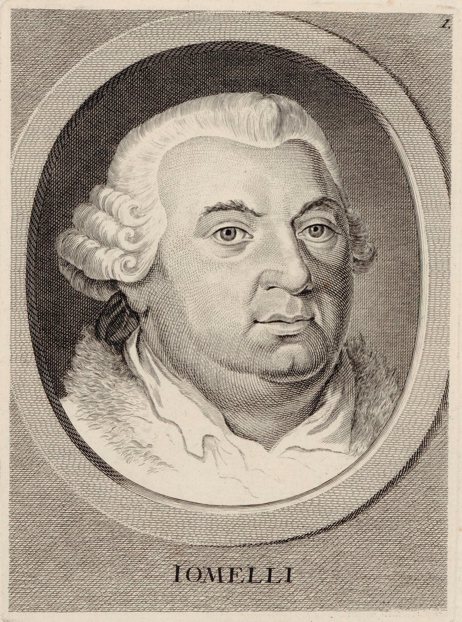 Säveltäjä Niccolò Jommellin muotokuva 1714-1774. tekijältä Unbekannt