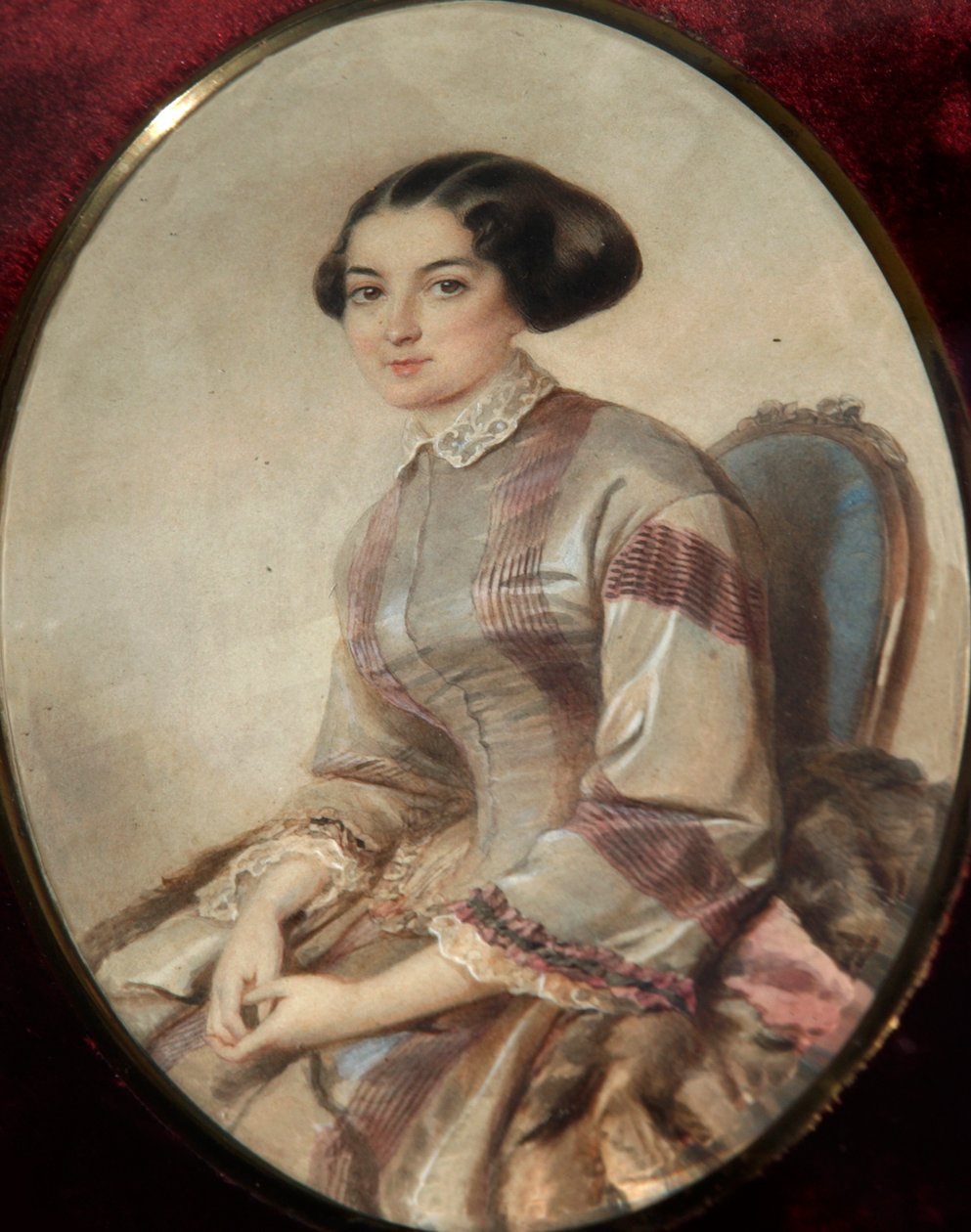 Kirjailija Avdotja Panajevan muotokuva, 1819-1893. tekijältä Unbekannt