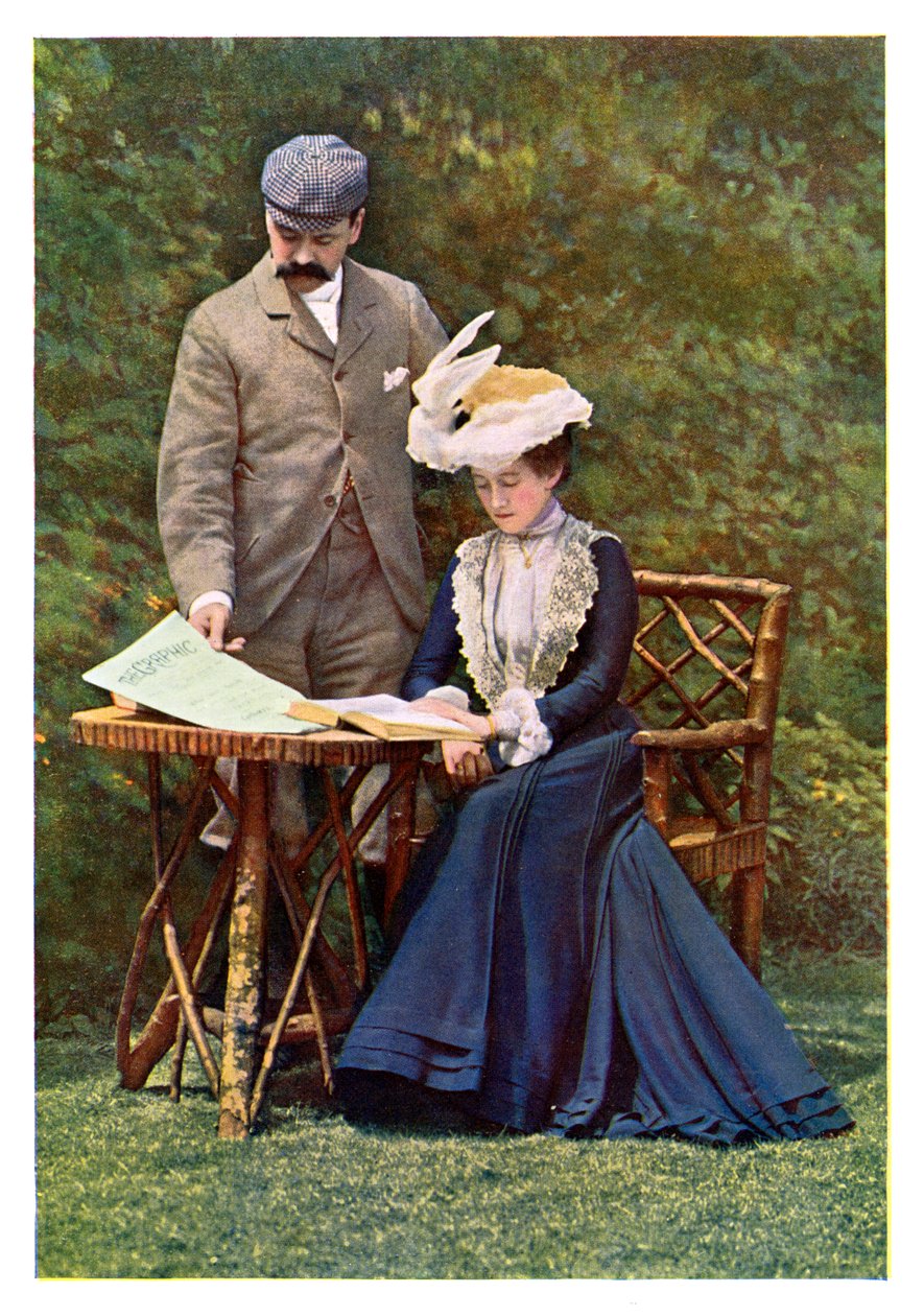 Muotokuva kolmessa värissä, 1901 tekijältä Unbekannt