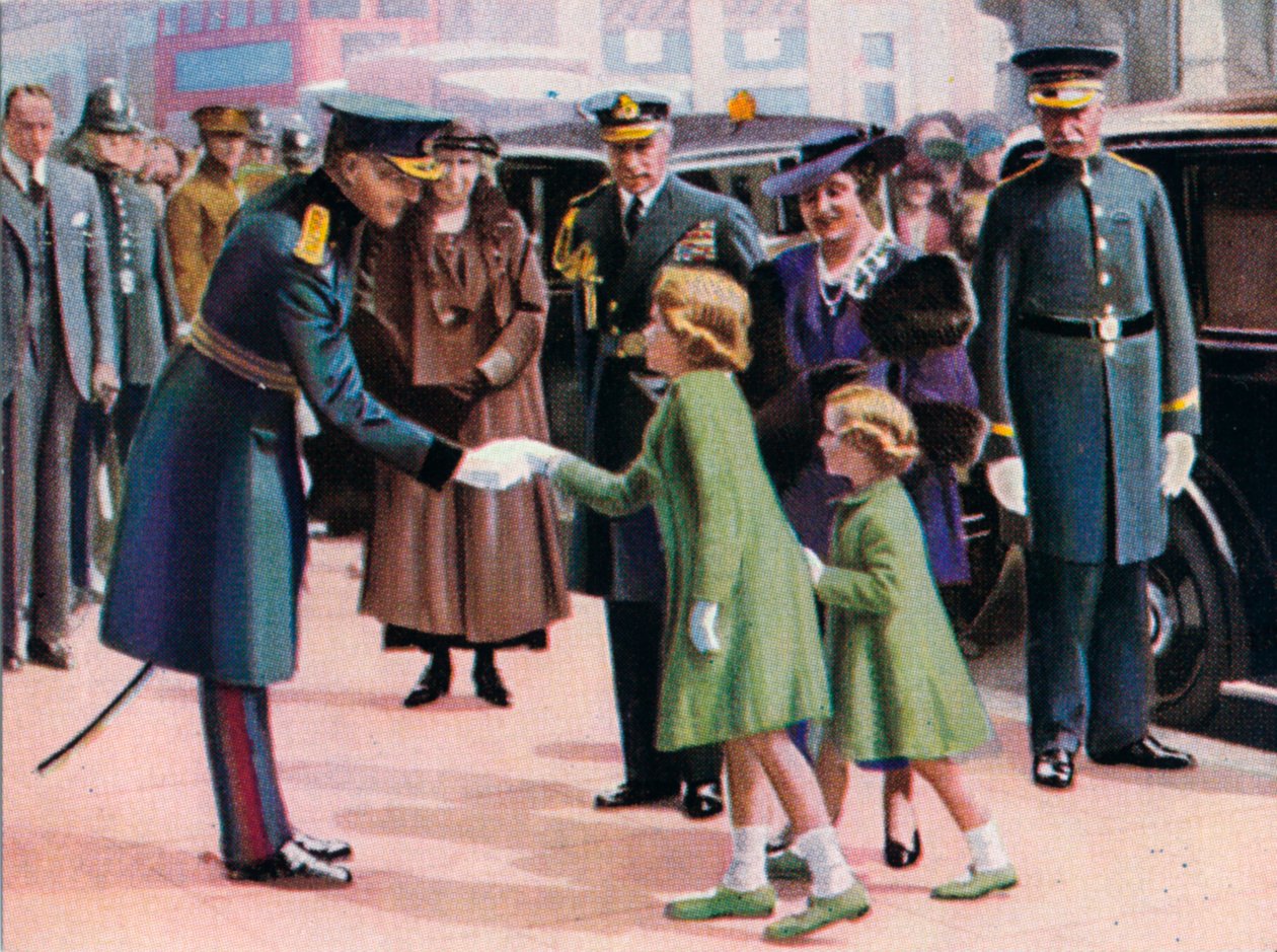 Prinsessat Elizabeth ja Margaret n.1935 tekijältä Unbekannt