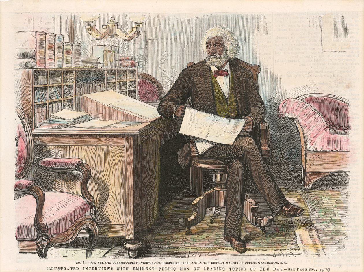 Frederick Douglassin vedos, n. 1879. tekijältä Unbekannt