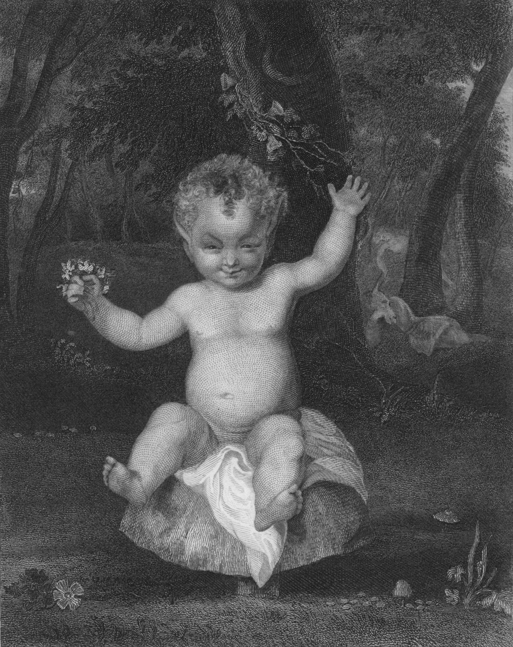 Kiekko, Kesäyön unelmasta, 1800-luku tekijältä Unbekannt