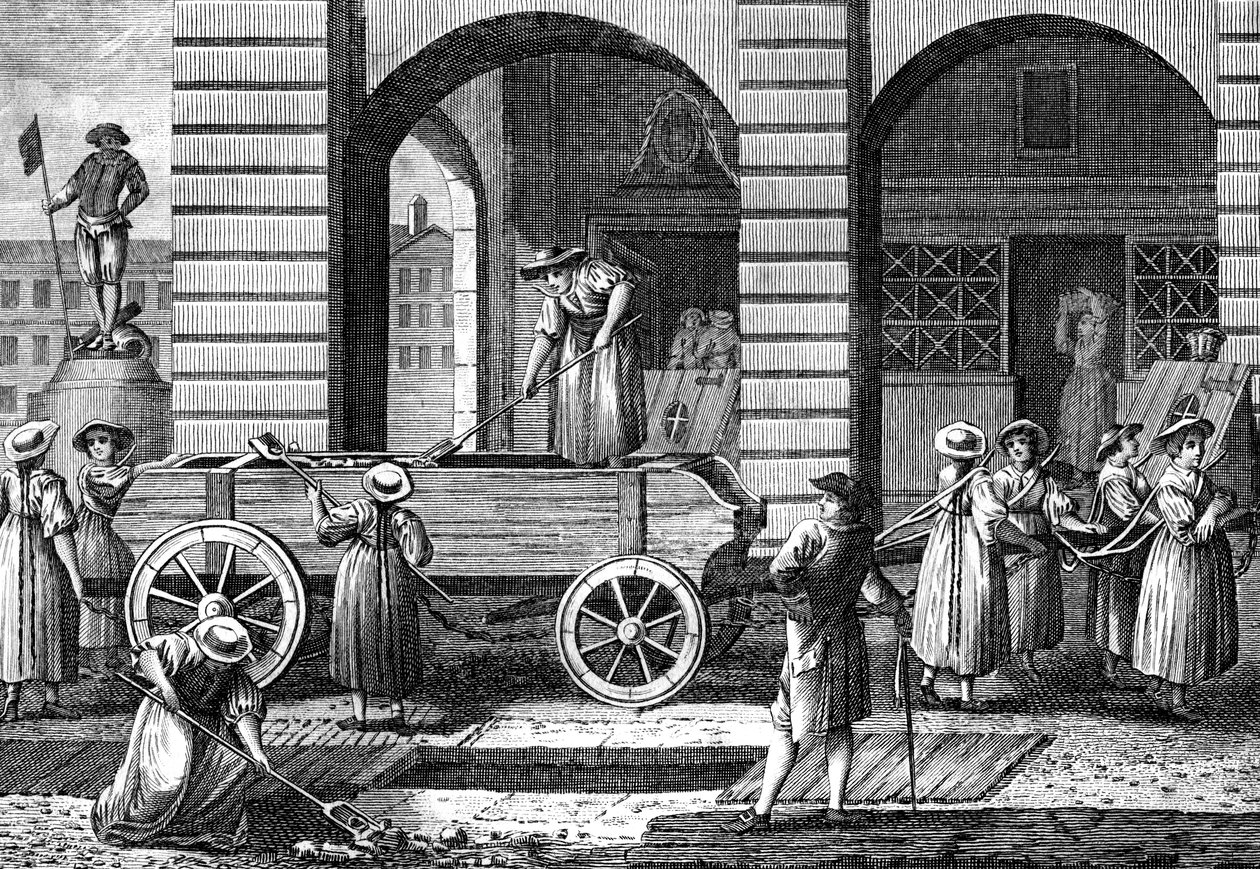 Prostituoitujen rangaistus Sveitsissä, 1700-luku tekijältä Unbekannt