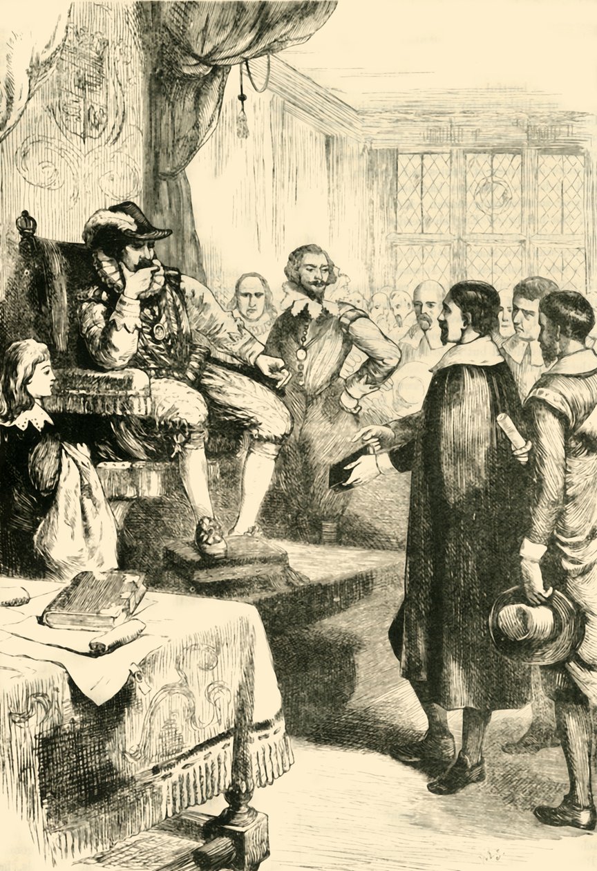 Puritaanit ennen James I:tä, 1600, 1890. tekijältä Unbekannt