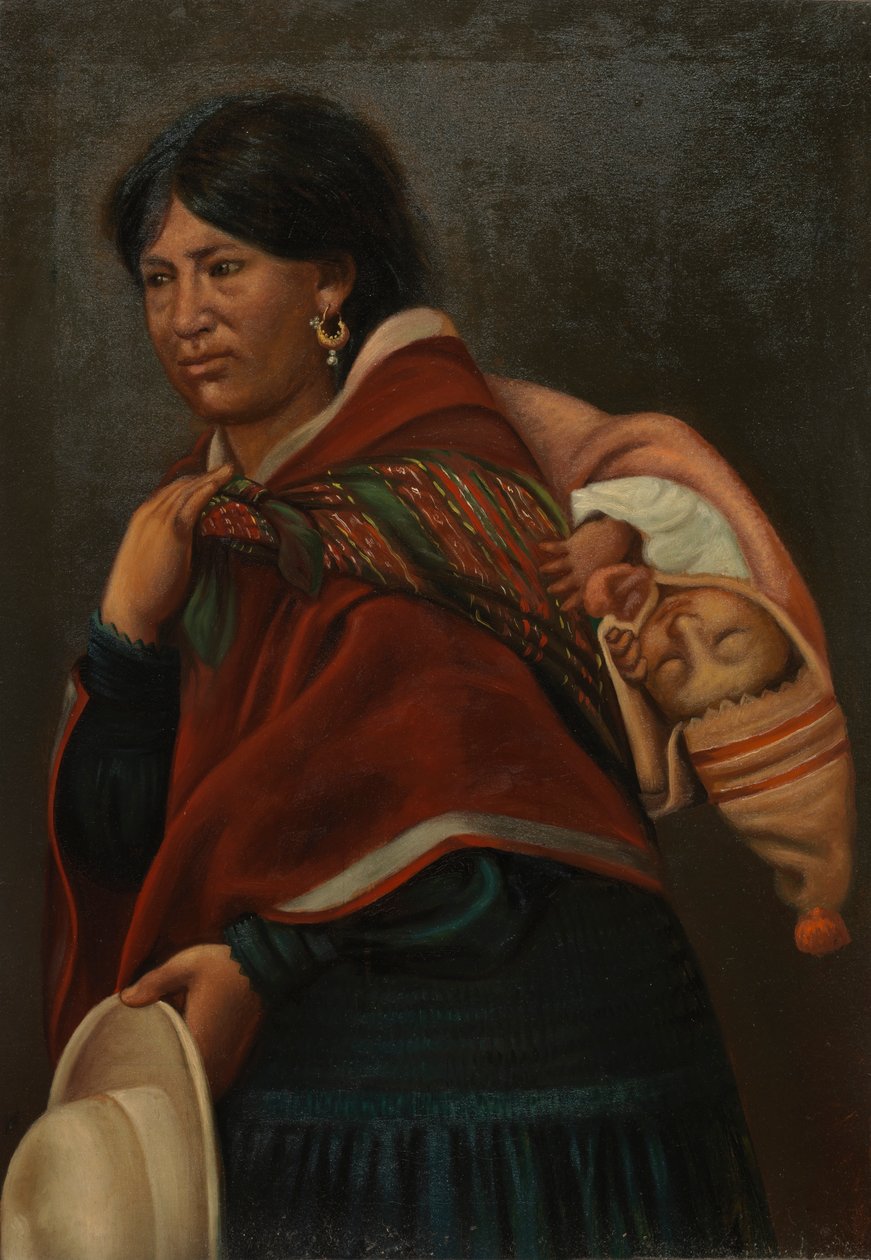 Quechua äiti, n. 1890-1892. tekijältä Unbekannt