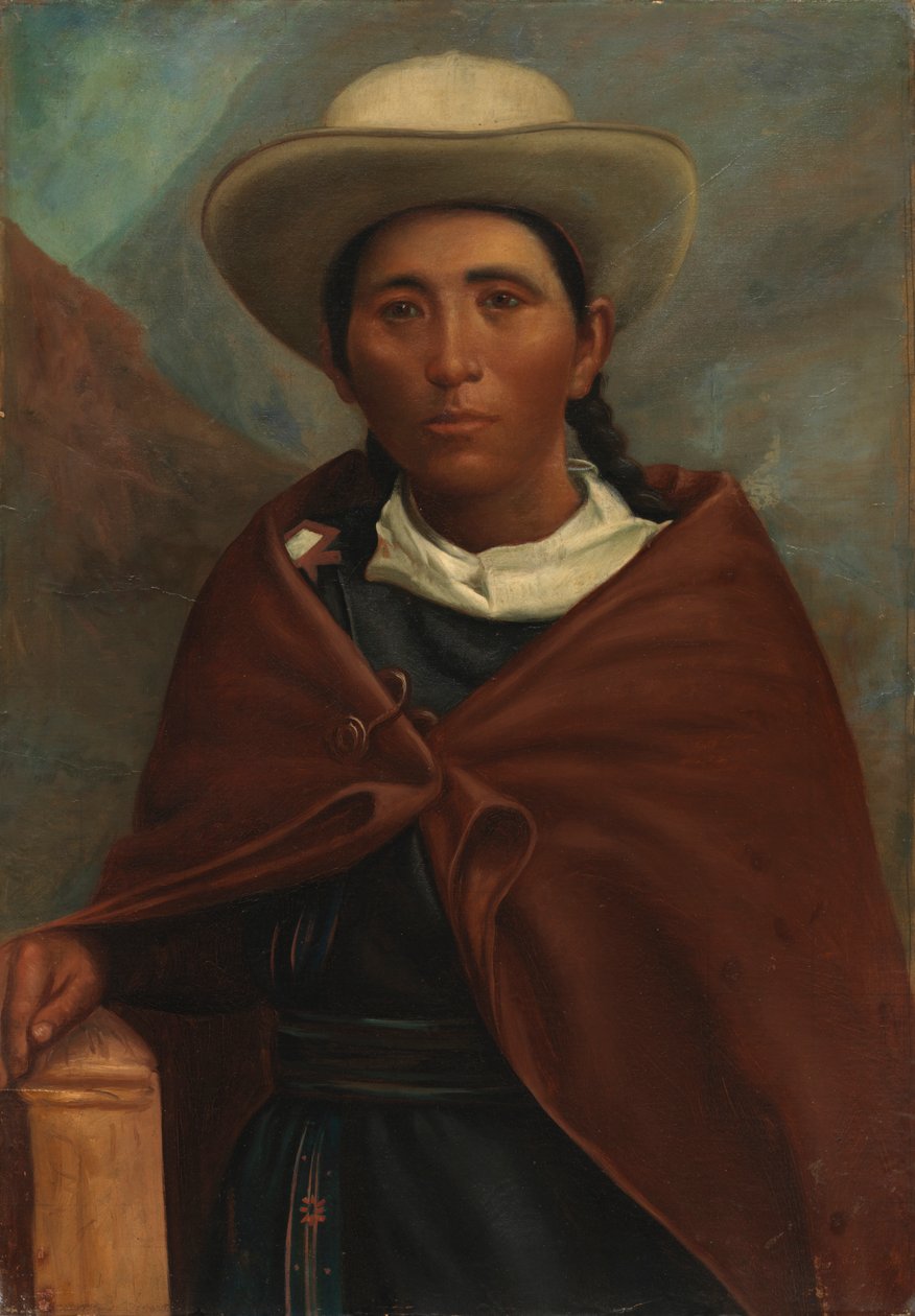 Quechua nainen, rub. 1890-1892. tekijältä Unbekannt