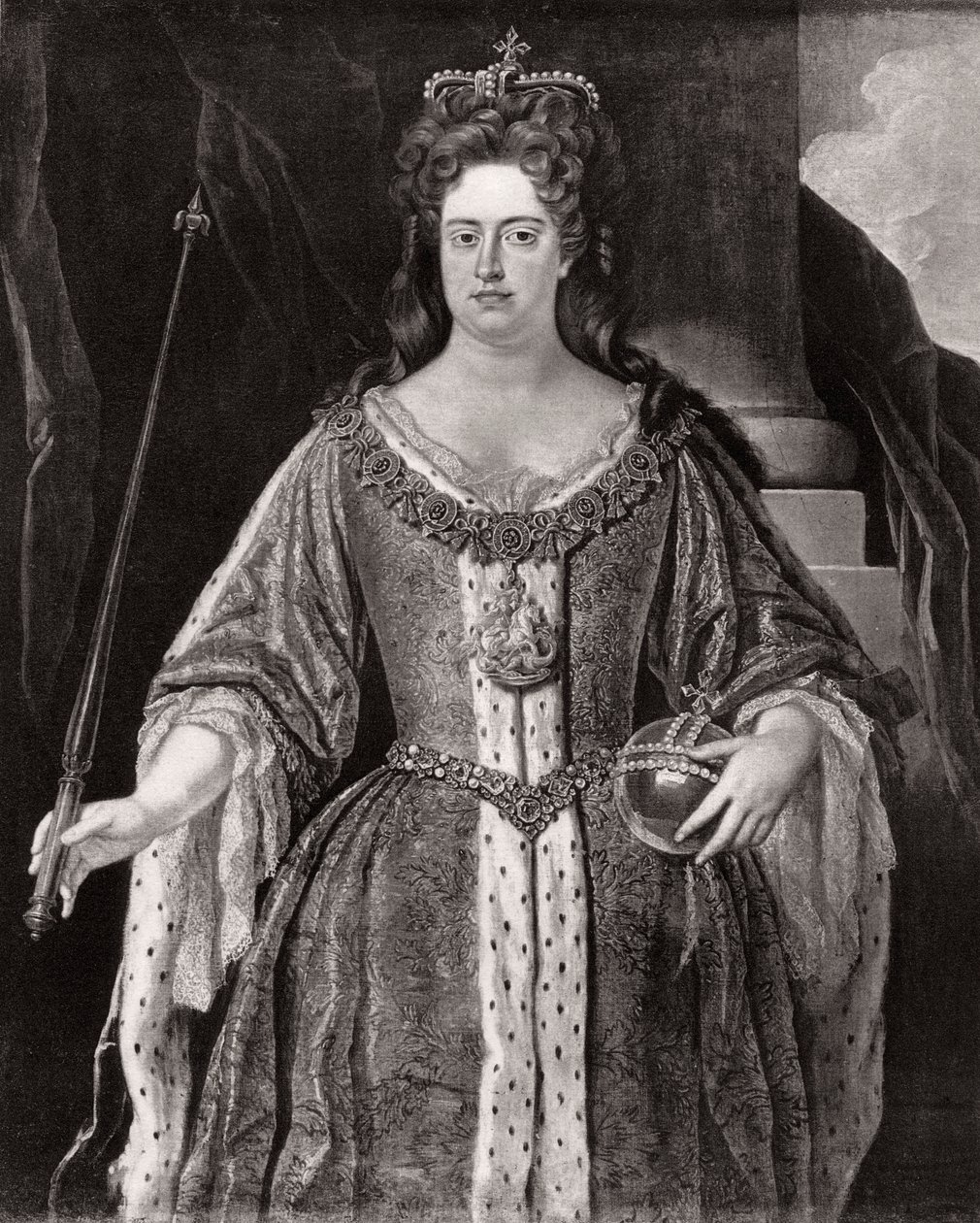 Kuningatar Anne, c1702 1906 tekijältä Unbekannt