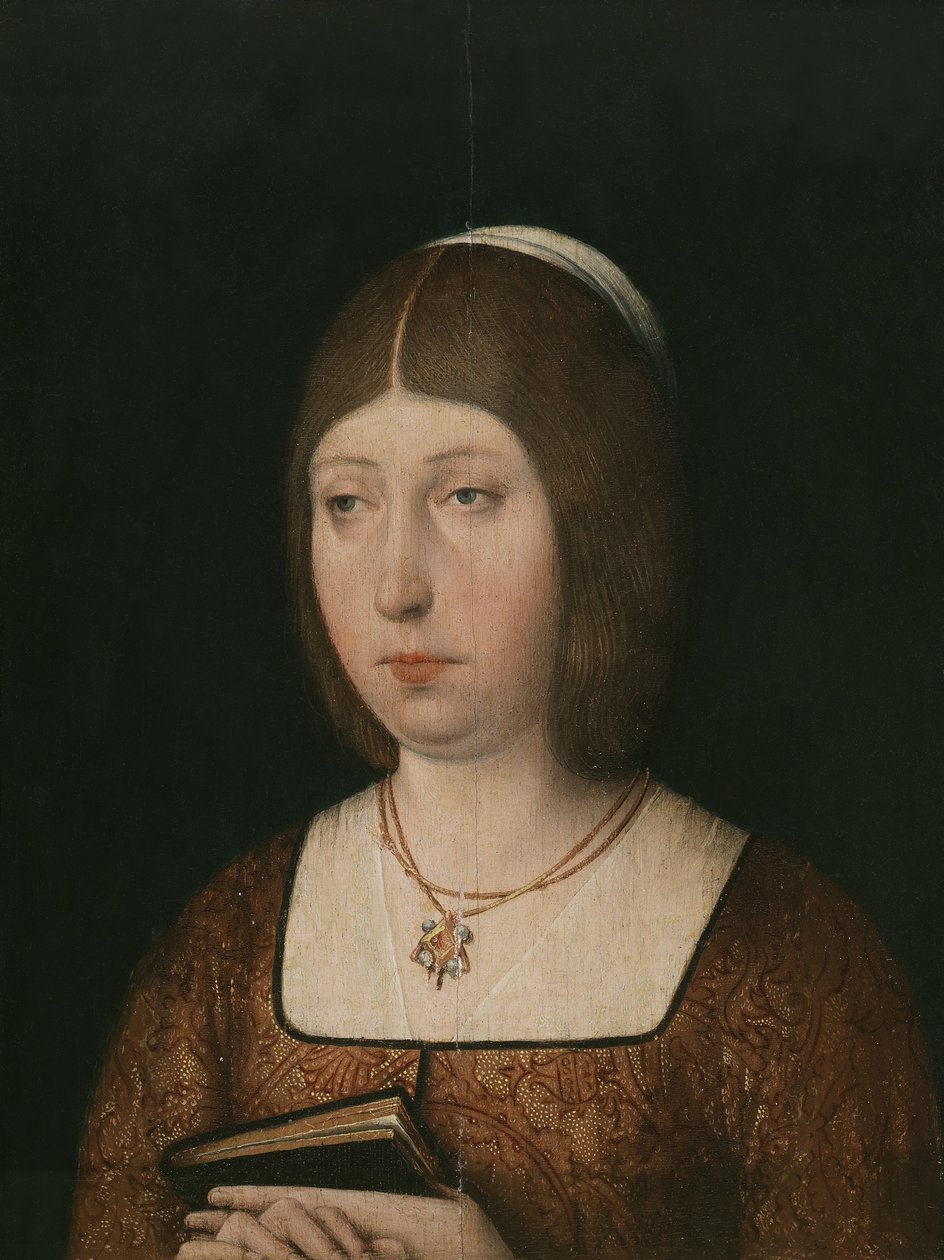 Kastilian kuningatar Isabella I, n. 1490 tekijältä Unbekannt