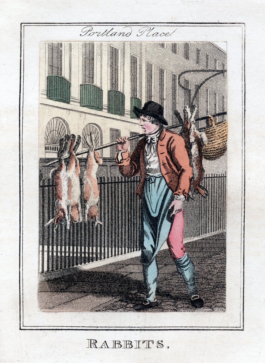Kanit, Portland Place, Lontoo, 1805 tekijältä Unbekannt
