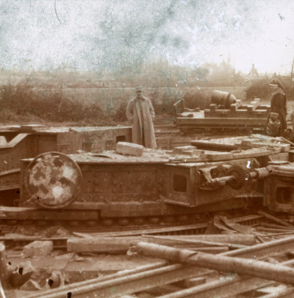 Kiskoteline Big Bertha -aseille, c1914-c1918 tekijältä Unbekannt