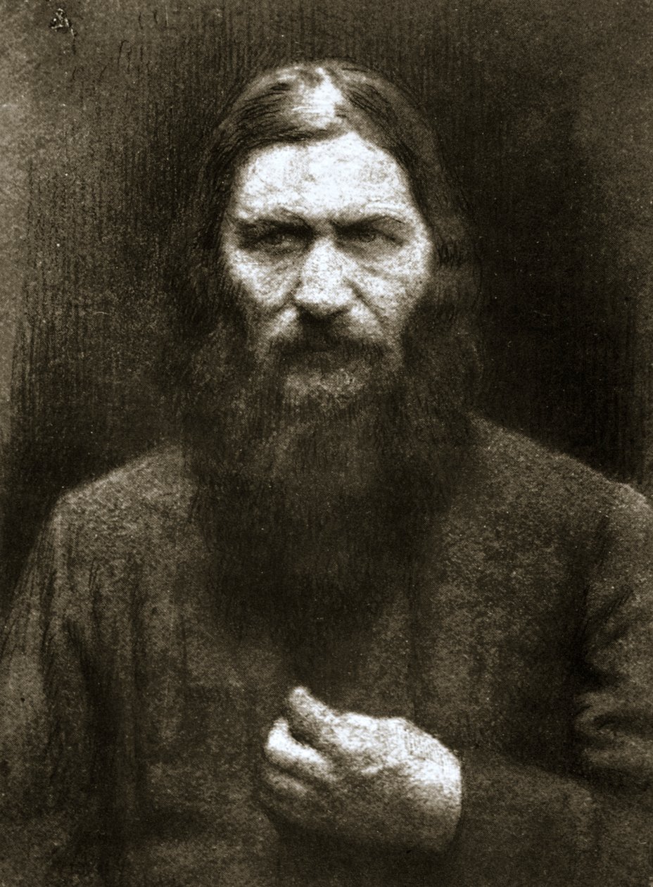 Rasputin, venäläinen mystikko, 1900-luvun alku tekijältä Unbekannt
