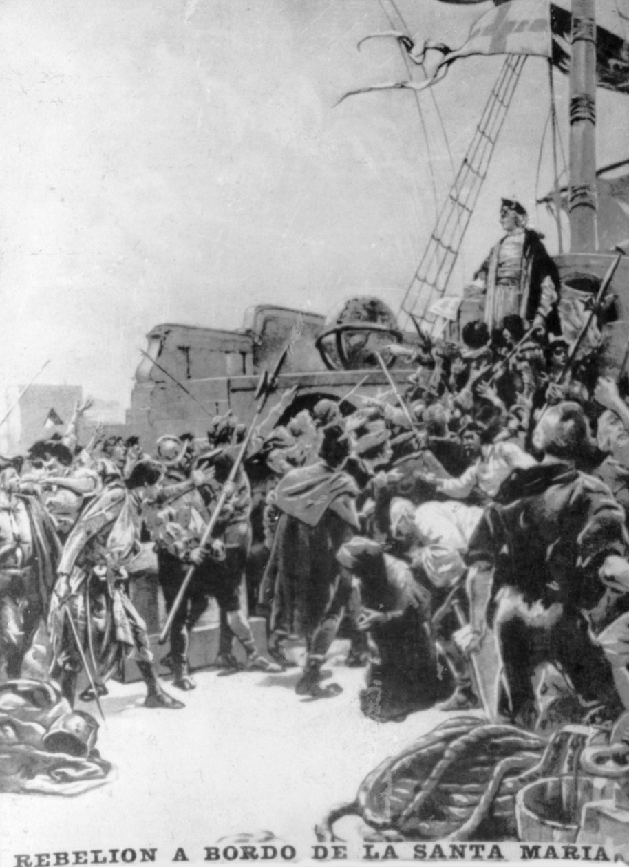 Kapina laivalla, 1400-luku, 1920-luku tekijältä Unbekannt