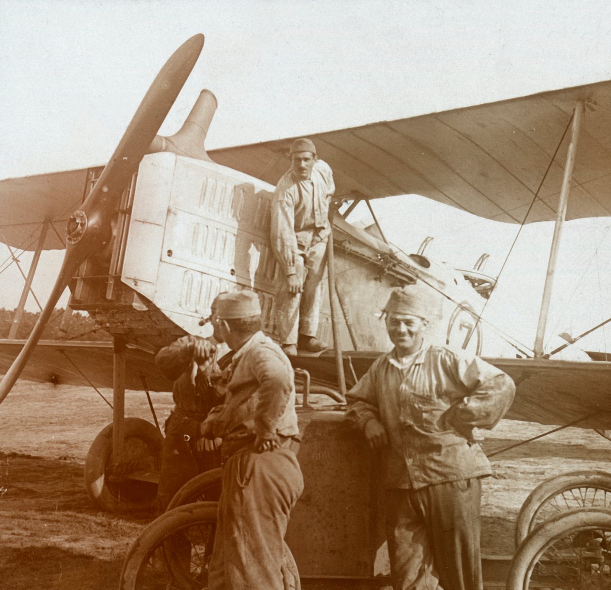 Tankkauskaksitaso, c1914-c1918 tekijältä Unbekannt