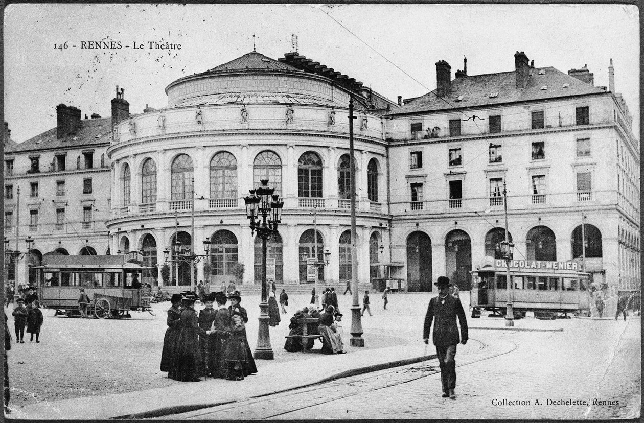 Rennes. Teatteri, 1900-1910 luvut. tekijältä Unbekannt