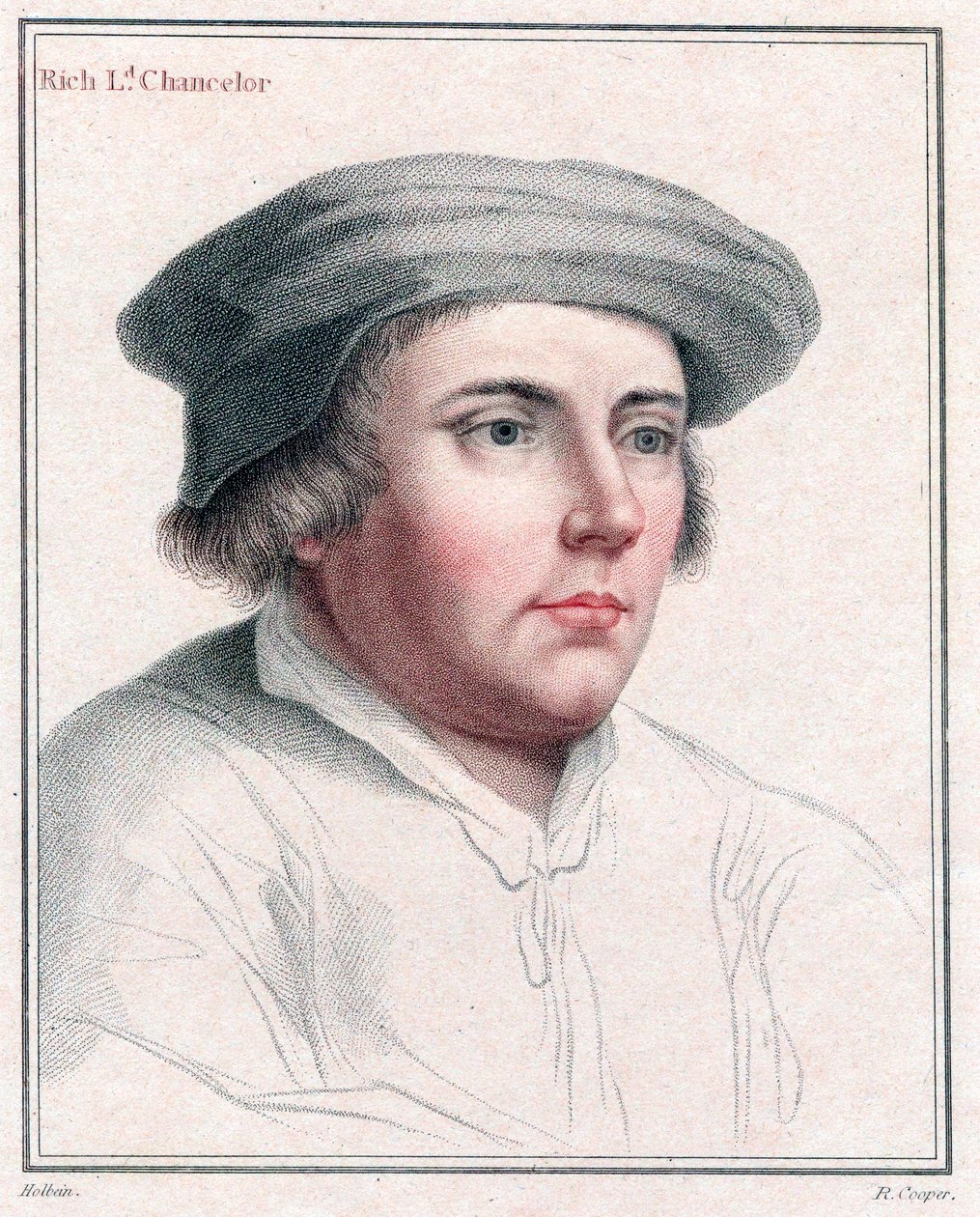 Richard Rich 1496-1567, englantilainen lakimies ja valtiomies tekijältä Unbekannt