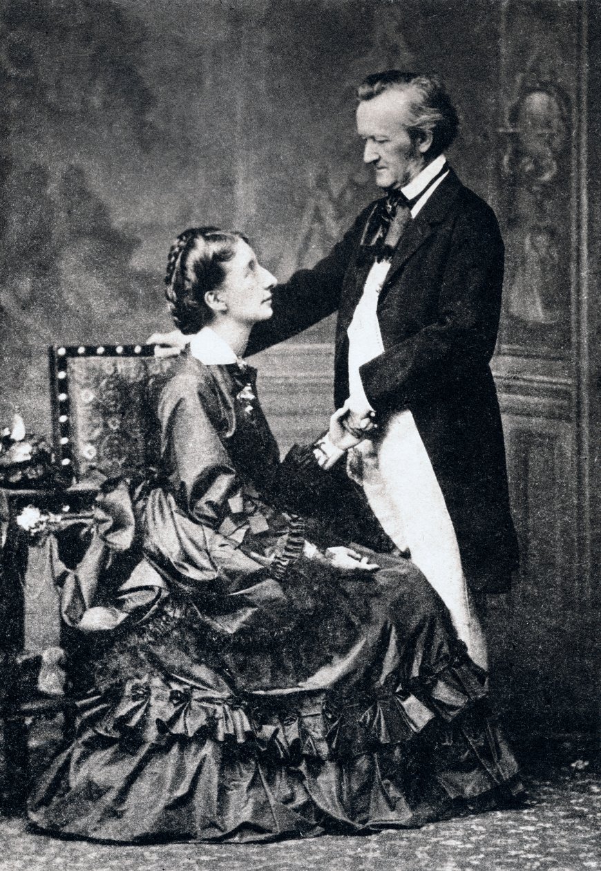 Richard ja Cosima Wagner, 1800-luvun loppu tekijältä Unbekannt