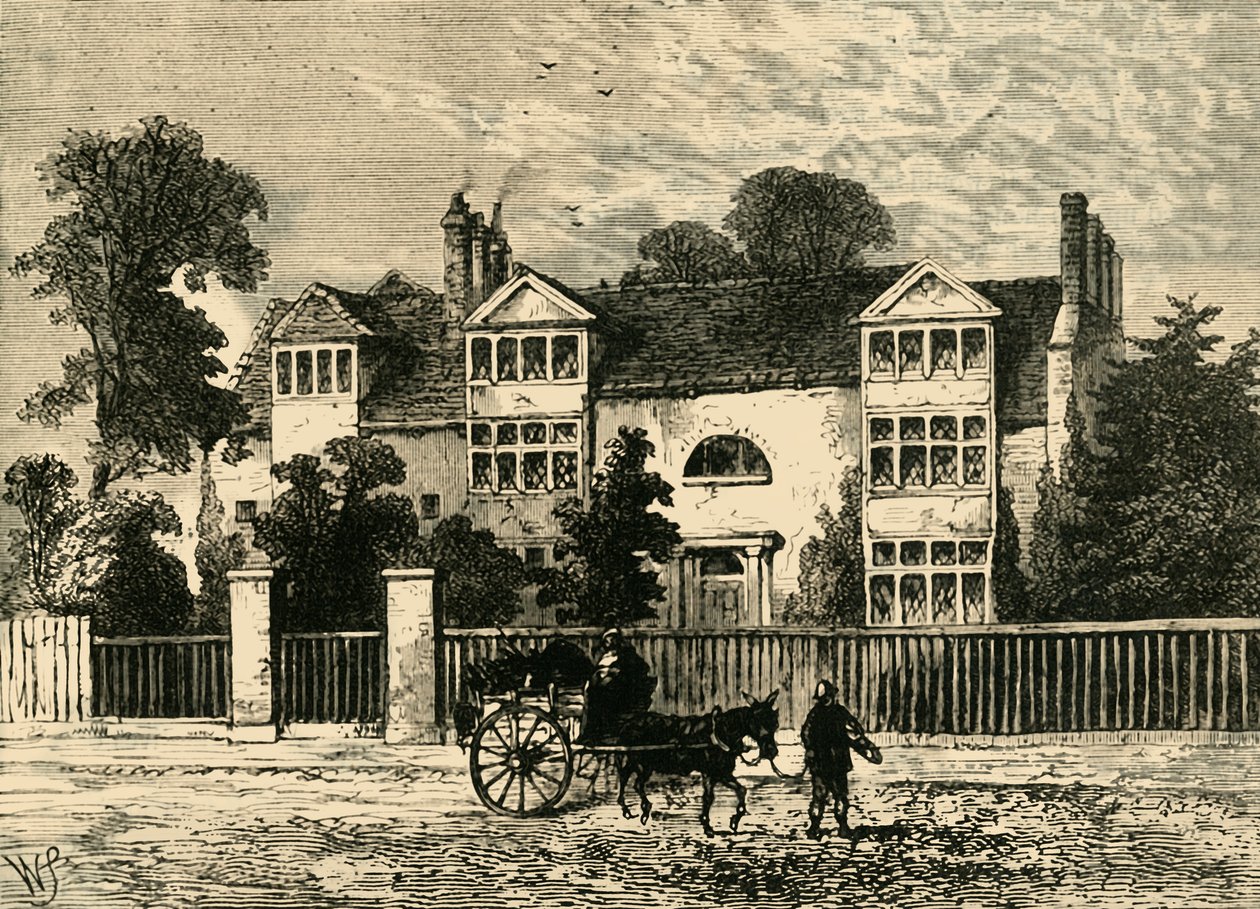 Richardsons House Parsons Greenissä 1799, n. 1878. tekijältä Unbekannt