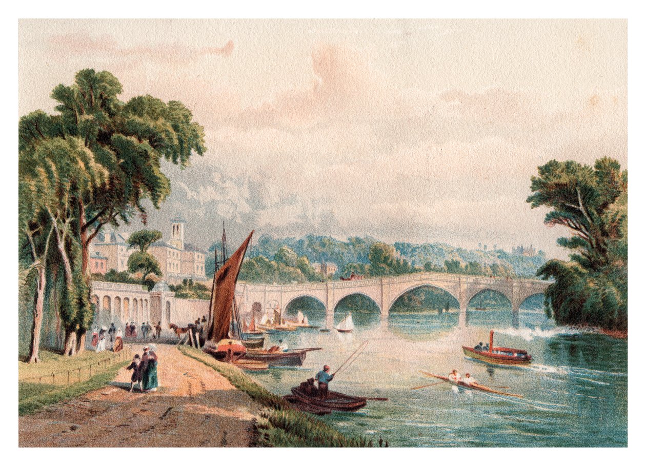 Richmond Bridge, 1880 tekijältä Unbekannt